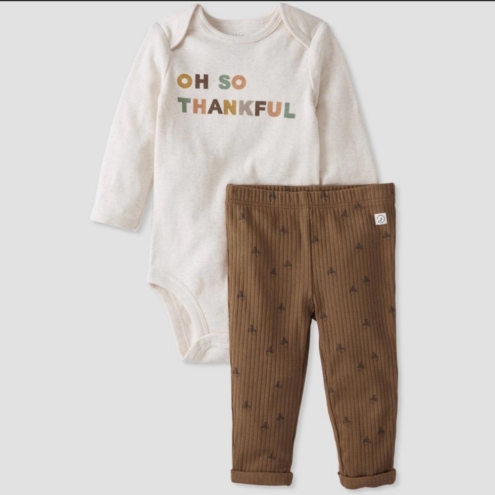 Little Planet by Carter's Organic Baby Bodysuit and Pants Set